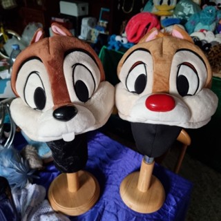 ขายคู่หมวกชิพแอนด์เดล Chip &amp; Dale งานโตเกียวดิสนีย์แท้ สภาพดี