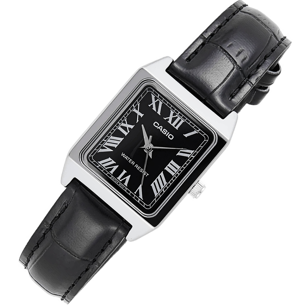 Casio นาฬิกาข้อมือผู้หญิง สายหนัง รุ่น LTP-V007L ของแท้ประกันศูนย์ CMG