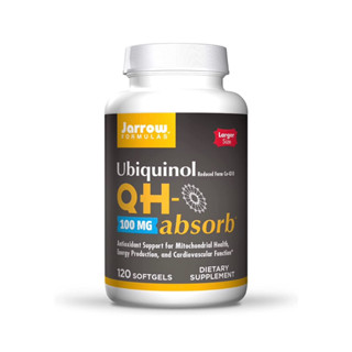 Siampill-อาหารเสริม Jarrow Formulas Ubiquinol QH-Absorb, 100 mg, 120 Count-