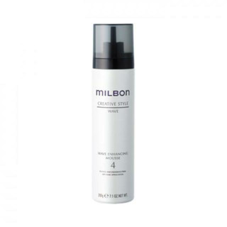 Milbon Wave enhancing mousse 4 - 200g Revive and enhances perm hair มูสจัดแต่งลอนดัดคืนชีวิตให้ลอนดัด เซตลอนดัดขณะผมแห้ง