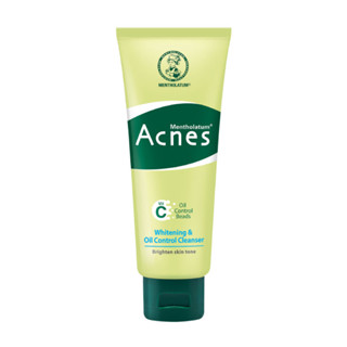 Mentholatum Acnes Vit C Whitening &amp; Oil Control Cleanser 100G เมนโทลาทั่ม แอคเน่ส์ วิตามินซี ไวท์เทนนิ่ง แอนด์ ออยล์ คอนโทรล คลีนเซอร์ 100กรัม