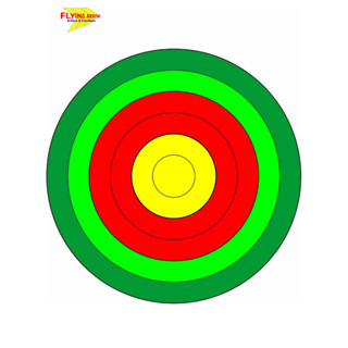 FA - Pistol Crossbow Target - Yellow Spot