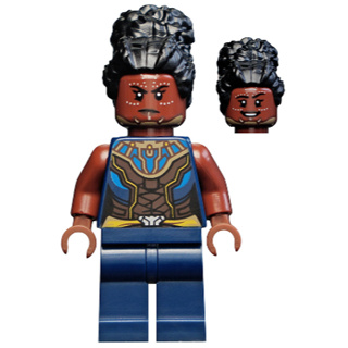 [ Minifigures ] มินิฟิก Lego - Shuri - Dark Blue Top : Super Heroes: Black Panther (sh735) ราคา/ชิ้น