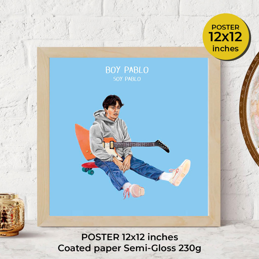 Boy Pablo Poster โปสเตอร์ วงบอยพาโบล "นิโคลัส พลาโบล มูโญซ" ศิลปินอินดี้หนุ่มน้อย ภาพขนาด 33x48 cm มีของพร้อมส่ง!!!