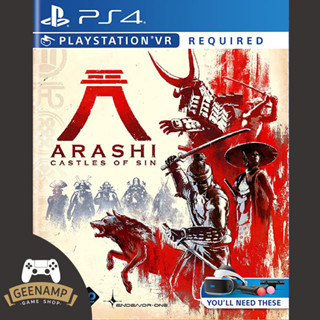 (โค้ดshopee 20DDXTRA915 ลด20%) PS4 [มือ1] ARASHI : CASTLES OF SIN (R2/EU)(EN) ต้องใช้ PS VR, PS Camera และ PS Move