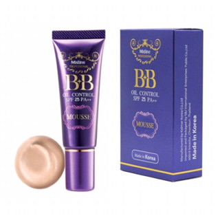 Mistine-BB oil control Mousse SPF25 มิสทีนเนื้อมูส เกลี่ยง่าย 15 กรัม
