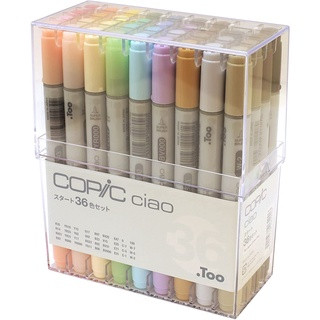 Copic Ciao Start Marker Set มี 36 สี / ของแท้ ส่งจากญี่ปุ่น