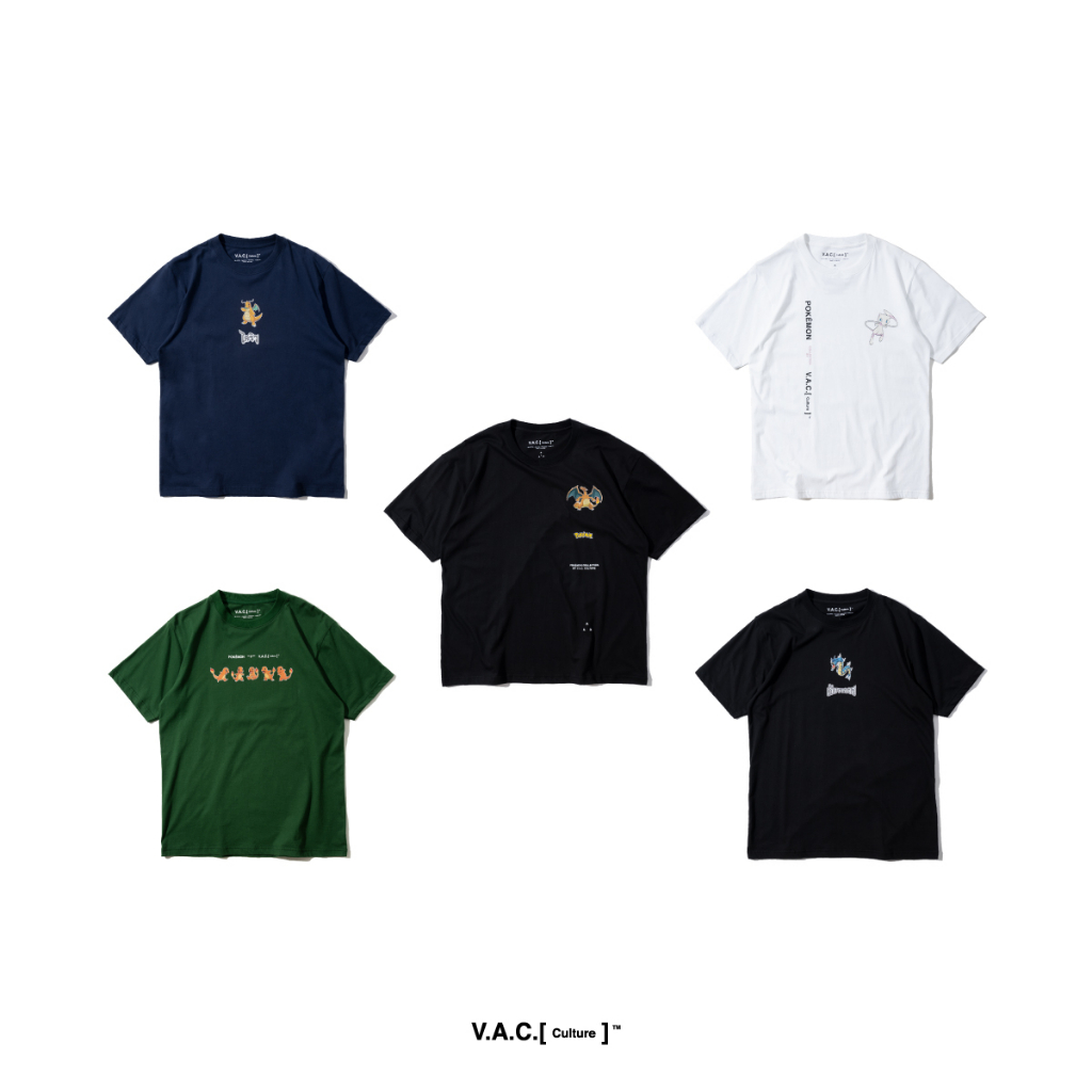 V.A.C. [Culture]™: Pokemon T-Shirt | เสื้อโปเกม่อน ลิขสิทธิ์แท้ | เสื้อการ์ตูน ลิขสิทธิ์แท้