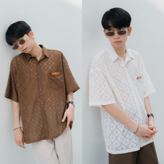 EYRIE SHIRT เสื้อเชิ้ตแขนสั้นทรงโอเวอร์ไซส์