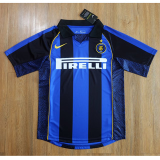 เสื้ออินเตอร์มิลาน ย้อนยุค ปี 2001-02 เกรด AAA Inter Milan Retro Home 2001-02 AAA