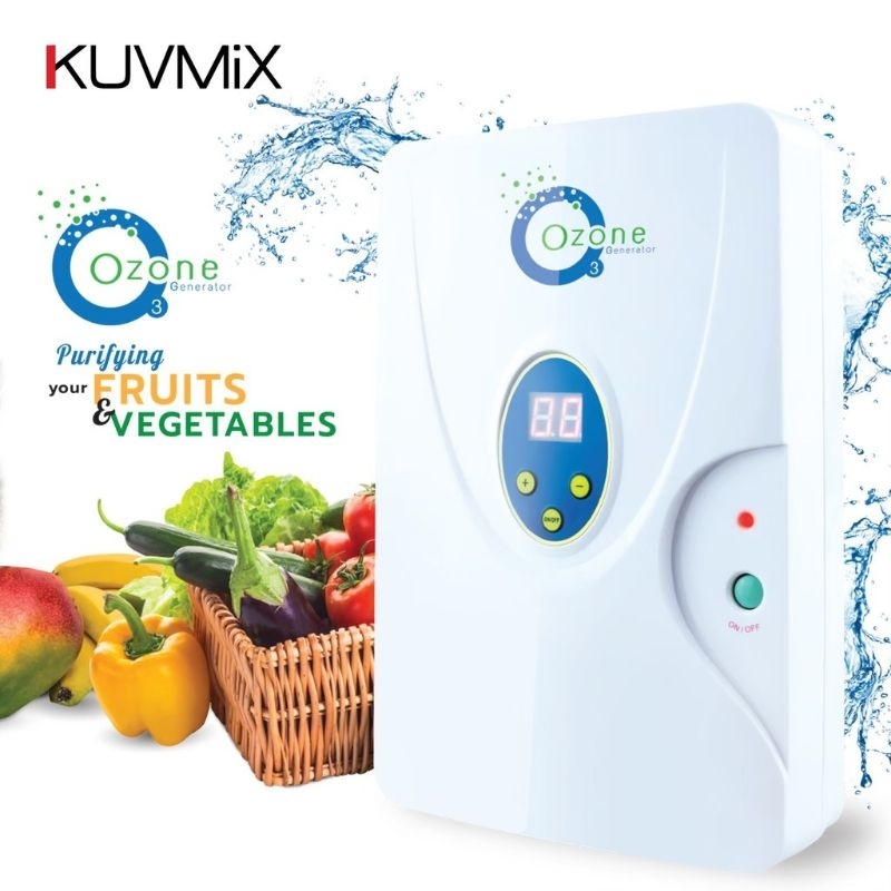 [สินค้าใหม่] KUVMIX รุ่น KV-189 เครื่องผลิตโอโซนล้างผักผลไม้ ล้างสารพิษตกค้าง Ozone Generator