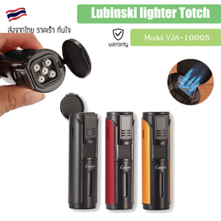 Lubinski Lighter Torch ไฟแช็ค ไฟแชก เติมได้ สำหรับสายเติม Model YJA-10005 (สีดำ)