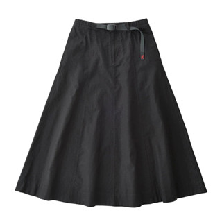 Gramicci กระโปรงผู้หญิง รุ่น LINEN FOLSOM SKIRT BLACK