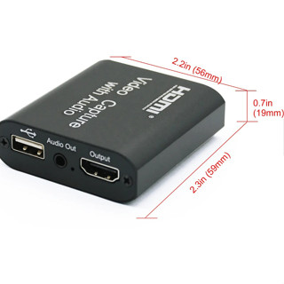 hdmi Video Capture with Audio ไลฟ์สด สตีม จับภาพวิดีโอ พร้อมเสียง Live Streaming HDMI Video Capture Card