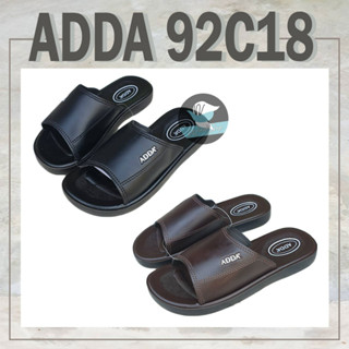 รองเท้าหนังผู้ชาย Adda No.92C18 รองเท้าแตะผู้ชาย พื้น PVC น้ำหนักเบา รองเท้าแตะ