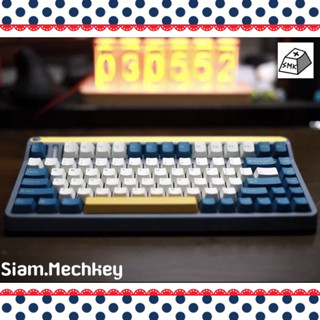 พร้อมส่งที่ไทย Rudy Green-Yellow Keycaps PBT ขึ้นรูปคีย์แคปแบบ Double Shot 126 keys OEM Profile วัสดุ PBT