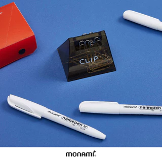 Monami ปากกามาร์คเกอร์อเนกประสงค์ รุ่น เนมเพน เอ็ม สีขาว