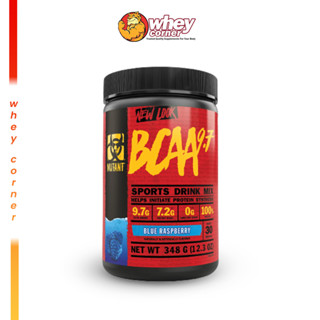 Mutant BCAA 9.7 348g. กรดอะมิโน บีซีเอเอแบบผง รสผลไม้ สดชื่น