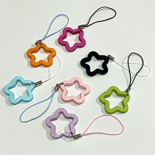 [พร้อมส่ง] พวงกุญแจดาวมี7สี ★