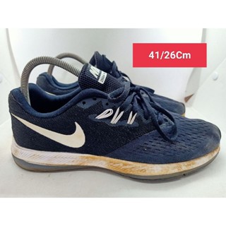 Size 41 ยาว 26 รองเท้ามือสอง ผ้าใบ แฟชั่น ทำงาน ลำลอง เดิน  เที่ยว วิ่ง ออกกำลังกาย