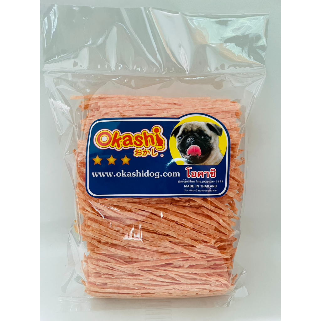 โอคาชิ ปลาเส้นเล็ก รสปูอัด 300 กรัม (ใช้คูปองส่งฟรีสูงสุด 40 บาท )