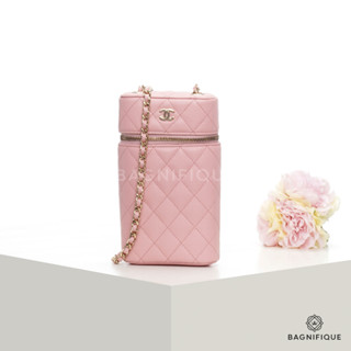 CHANEL VANITY PHONE 4_ PINK CAVIAR GHW