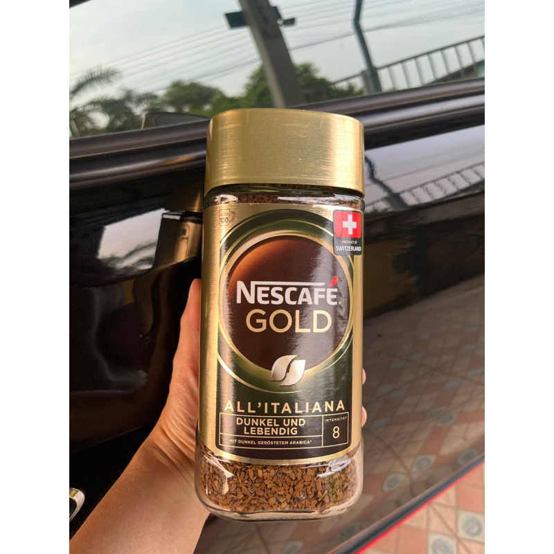 ☕ กาแฟ Nescafe gold de luxe All' italiana ☕ โกลด์ ออล อิตาเลียน่า คอฟฟี่ กาแฟสำเร็จรูปชนิดฟรีซดราย 200g.