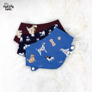 Dog Collection 🐶🐕 Bandana ผ้าพันคอสุนัข ผ้าพันคอสัตว์เลี้ยง ผ้าพันคอแมว