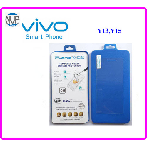 ฟีล์มกระจก(กันแตก) Vivo Y13,Y15 (ไม่เต็มจอ)