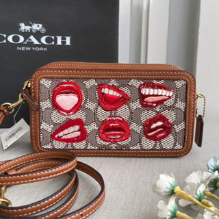 Coach X Tom Wesselmann Kira Crossbody In Signature Textile Jacquard