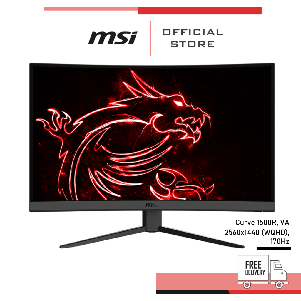 หมด MSI OPTIX G32CQ4 E2 Curved Gaming Monitor จอมอนิเตอร์ เกมมิ่งมอนิเตอร์ จอคอมพิวเตอร์