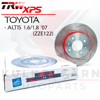 TRW จานเบรคหน้า รุ่น XPS TOYOTA ALTIS 07 ZZE122 1.6/1.8 (ใส่แทนของเดิมได้ทันที) (DF4403XSS)