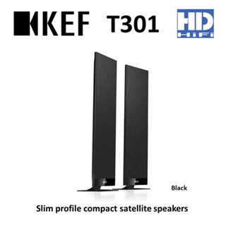 KEF ลำโพงสลิม รุ่น T301 Black