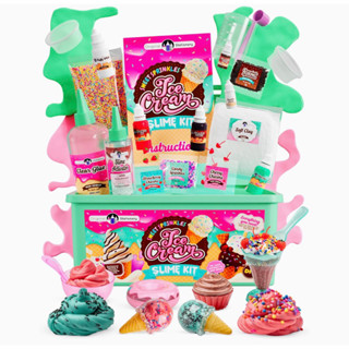 (ของแท้100%) Original Stationery Sweet Sprinkles Ice Cream Slime Kit for Girls, Yummy Slime Making Kit