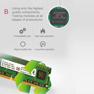 【การจัดส่งในกรุงเทพฯ】Kingston แล็ปท็อป RAM DDR3L 4GB 8GB DDR3 1333MHZ 1600MHZ หน่วยความจำ SODIMM สำหรับโน้ตบุ๊ก