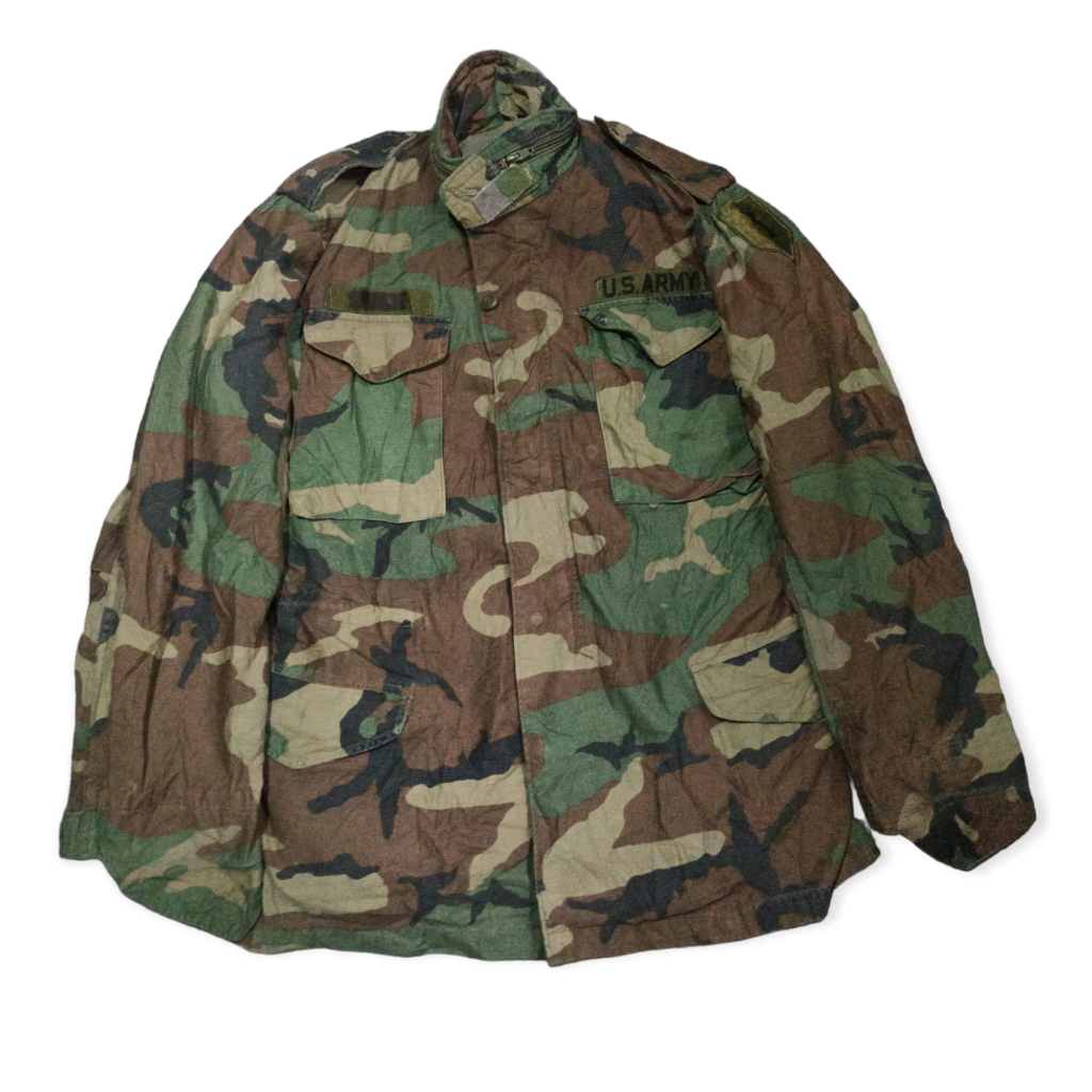 เสื้อ M65 WOODLAND  อก 44