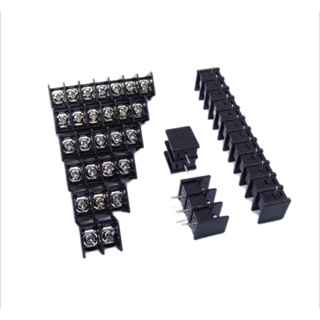 DT-25 Terminal block แบบแถวขันสกรู 300V-25A ระยะขา 7mm มี 2~12P มีของพร้อมส่งในไทย