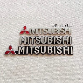 โลโก้ MITSUBISHI ติดท้าย