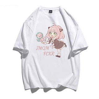 ใหม่ Anime Spy × Family Arnia เสื้อยืดผ้าฝ้ายแขนสั้นพิมพ์ลายการ์ตูน อนิเมะเสื้อผู้หญิงน่ารัก