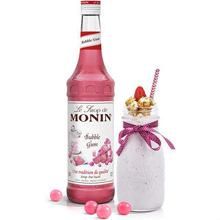 (WAFFLE) โมนิน ไซรัปหมากฝรั่ง บรรจุขวด 700 ml. MONIN Bubble Gum Syrup 700 ml. น้ำเชื่อม MONIN กลิ่น “Bubble Gum”