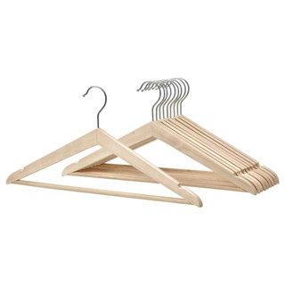 KRÄNGA ไม้แขวนเสื้อ, ไม้ 10 อัน By IKEA