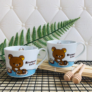 แก้วกาแฟเซรามิคญี่ปุ่น ซันเอ็กซ์ San-x Japan ลาย Rilakkuma มือสอง