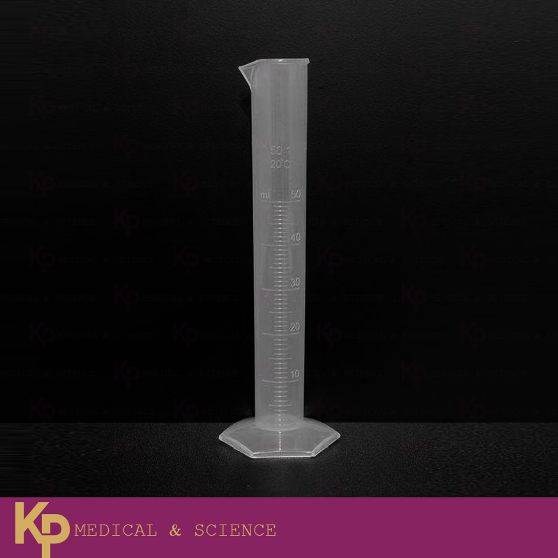 กระบอกตวงพลาสติก เนื้อ PP, Plastic Measuring Cylinder 250ml, 500ml, 1000ml