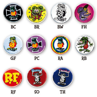 Rat Fink Can Badge (New Design) [RAF107]