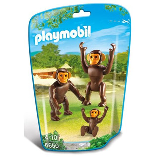 Playmobil 6650 ซิตี้ไลฟ์ ครอบครัวลิงชิมเพนซี (PM-6650)