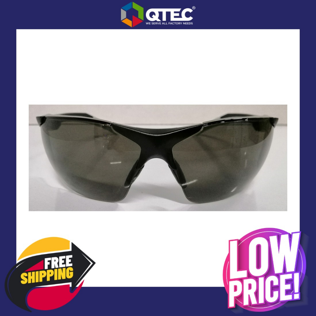 (ส่งฟรี) แว่นตานิรภัย UNIVERSAL  Safety Glasses / BOLLE SAFETY - 1653602A / Polycarbonate - Smoke Lens