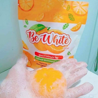 Be White บีอีไวท์ สบู่ส้มใส ล้างหน้า 🍊 1 ก้อน ขนาด 80 กรัม