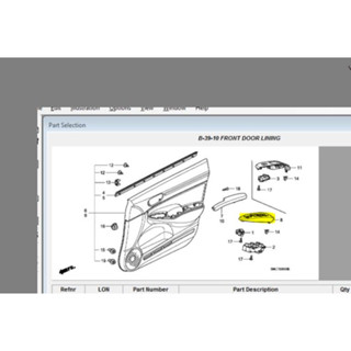 (ของแท้) 83541-SNA-U01ZA ฝาครอบ สวิตช์กระจก ฝั่งคนขับ  Honda Civic FD ซีวิค เบิกศูนย์