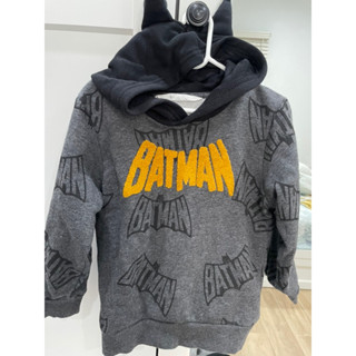 ส่งต่อ เสื้อกันหนาวมีฮู้ด เสื้อกันหนาวbatman size 98cm