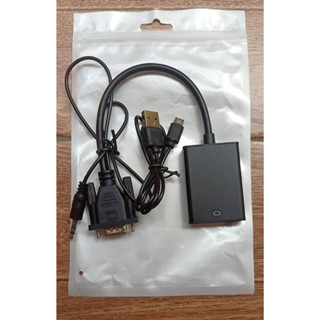 ส่งจากไทย ตัวแปลง VGA to HDMI หัวแปลง vga เป็น hdmi พร้อมส่ง